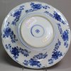 V876 Blue and white lobed plate, Kangxi (1662-1722)