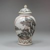 V911 Grisaille tea caddy, Qianlong (1736-95)