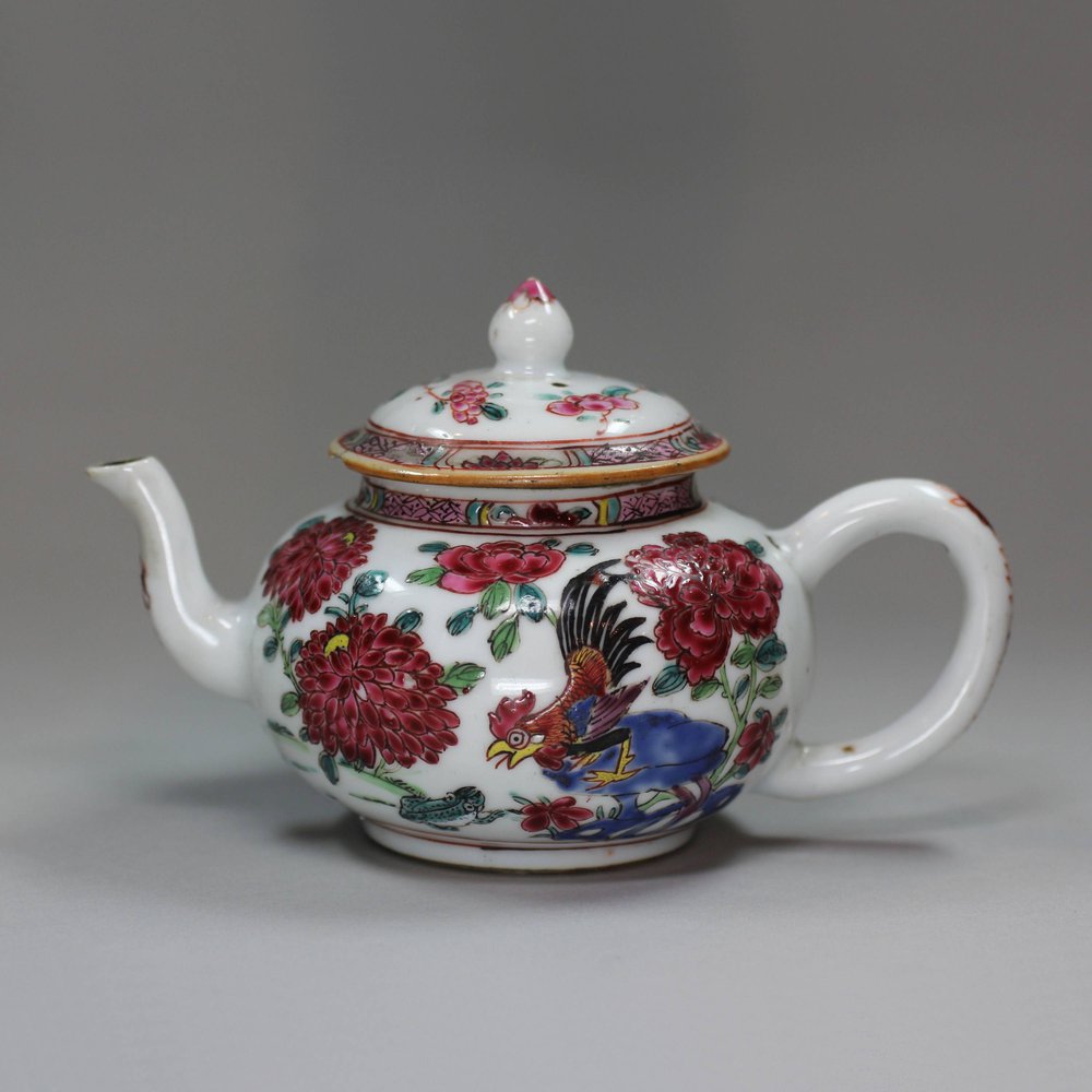 V996 Famille rose teapot and cover Yongzheng (1723-1735)