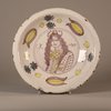 W126 Dutch Delft faience dish, c.1700