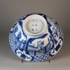 W146 Blue and white klapmutz bowl, Kangxi (1662-1722)