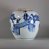 W151 Blue and white ginger jar, Kangxi (1662-1722)