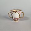 W154 Meissen two-handled beaker and saucer