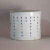 W161 Blue and white brush pot, Bitong, Kangxi (1662-1722)