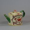 W16 Rare English Staffordshire creamware teapot, circa 1775