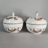 W175 Pair of Meissen circular tureens and covers, circa 1740