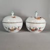 W175 Pair of Meissen circular tureens and covers, circa 1740