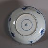 W188 Blue and white plate, Kangxi (1662-1722)