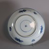 W189 Blue and white plate, Kangxi (1662-1722)