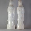 W191 Pair of Chinese blanc de chine figures of Guanyin