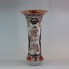 W19 Japanese imari trumpet vase, Edo period, 18th century