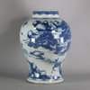 W240 Baluster landscape vase, Kangxi (1662-1722)