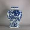 W240 Baluster landscape vase, Kangxi (1662-1722)