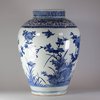 W247 Japanese Arita blue and white vase, circa 1680