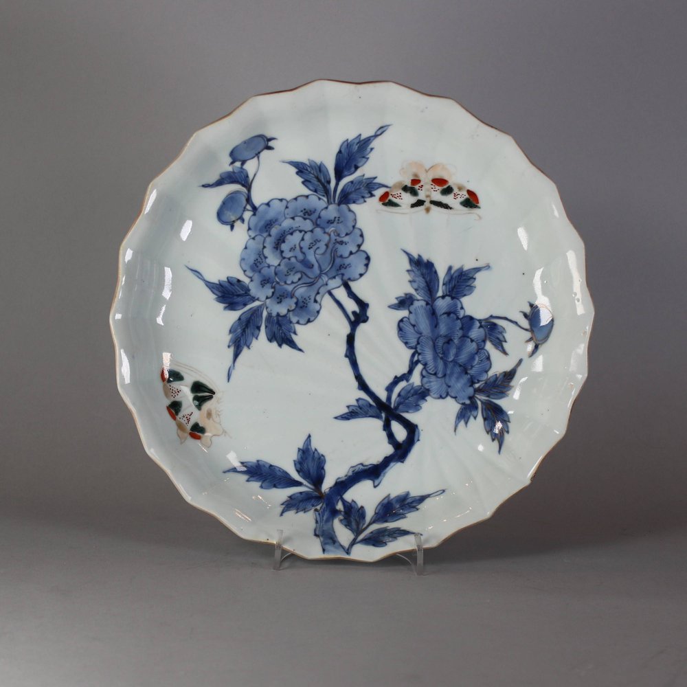 W248 Japanese lobed dish, early 18th century