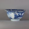 W251 Fine Chinese blue and white ‘klapmuts’ bowl