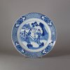 W254 Blue and white long Eliza plate, Kangxi (1662-1722)