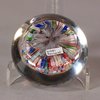 W281 Baccarat close millefiori paperweight, dated 1848