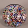 W281 Baccarat close millefiori paperweight, dated 1848