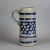 W285 German salt-glazed tankard, circa 1700