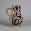 W290 German tankard, 18th century, of bulbous form