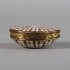 W299 Canton enamel shell-shaped box & cover, Qianlong 