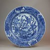 W3 Blue and white dish, Kangxi (1662-1722)