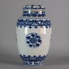 W352 Blue and white jar and cover, Kangxi (1662-1722)