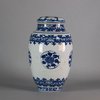 W352 Blue and white jar and cover, Kangxi (1662-1722)