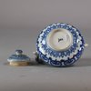 W354 Soft paste blue and white miniature teapot