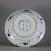 W356 Blue and white plate, Kangxi (1662-1722)