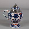 W360 Imari silver-metal mounted mustard pot and cover