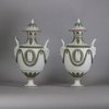 W369 Pair of Wedgwood vases and covers, 19th century