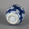 W398 Chinese blue and white ginger jar, Kangxi (1662-1722)