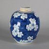 W398 Chinese blue and white ginger jar, Kangxi (1662-1722)