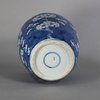 W401 Chinese blue and white ginger jar, 18th/19th century