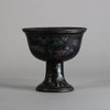 W403 Chinese Lac Burgaute wine cup, Kangxi (1662-1722)