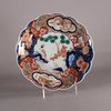 W415 Pair of Japanese Imari lobed dishes, c.1720