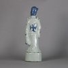 W424 Chinese blue and white figure of Zhongli Quan, late 16th/early 17th century