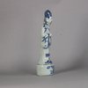 W424 Chinese blue and white figure of Zhongli Quan, late 16th/early 17th century