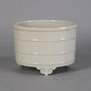 W425 Chinese blanc de chine censer, c.1640,