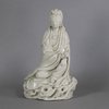 W430 Chinese blanc de chine figure of Guanyin, Kangxi or earlier