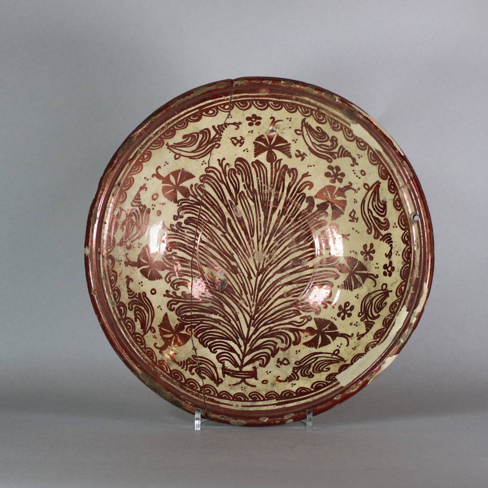 W447 Hispano-Moresque lustre charger