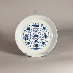 Chinese blue and white plates, Kangxi (1662-1722)