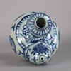 W456 Chinese blue and white kendi, Wanli (1573-1619)