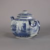 W464 Japanese Arita blue and white teapot, Edo Period (1603-1868), c. 1720