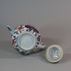 W46 Imari ribbed teapot and cover, early 18th century