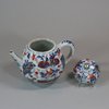 W46 Imari ribbed teapot and cover, early 18th century