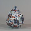 W46 Imari ribbed teapot and cover, early 18th century