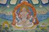 W478 Tibetan thangka 'white tara' (52x39cm)